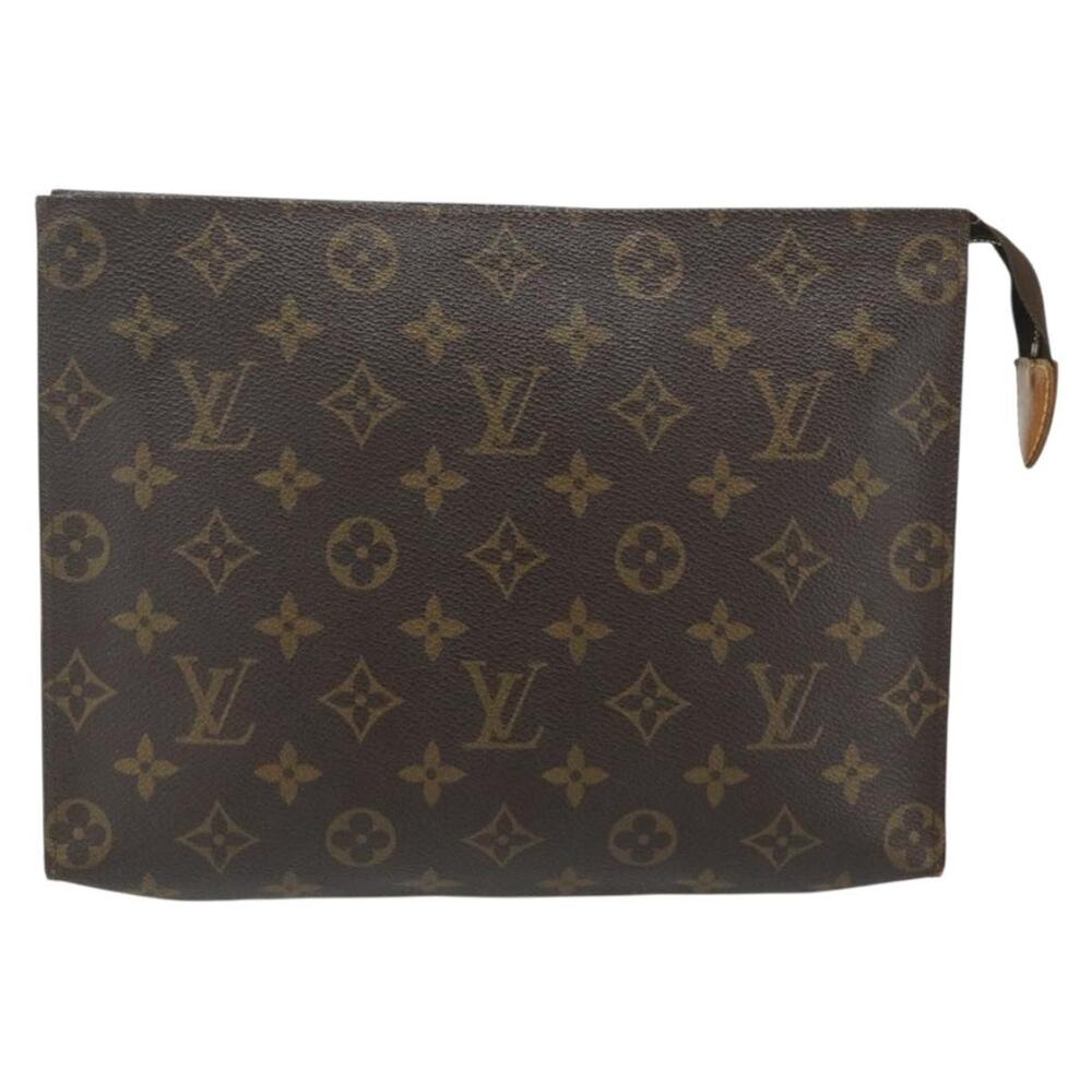 Louis Vuitton Monogram Poche Toilette 26 Pouch Brown